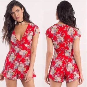 WYLDR Feel It All Playsuit Red Boho